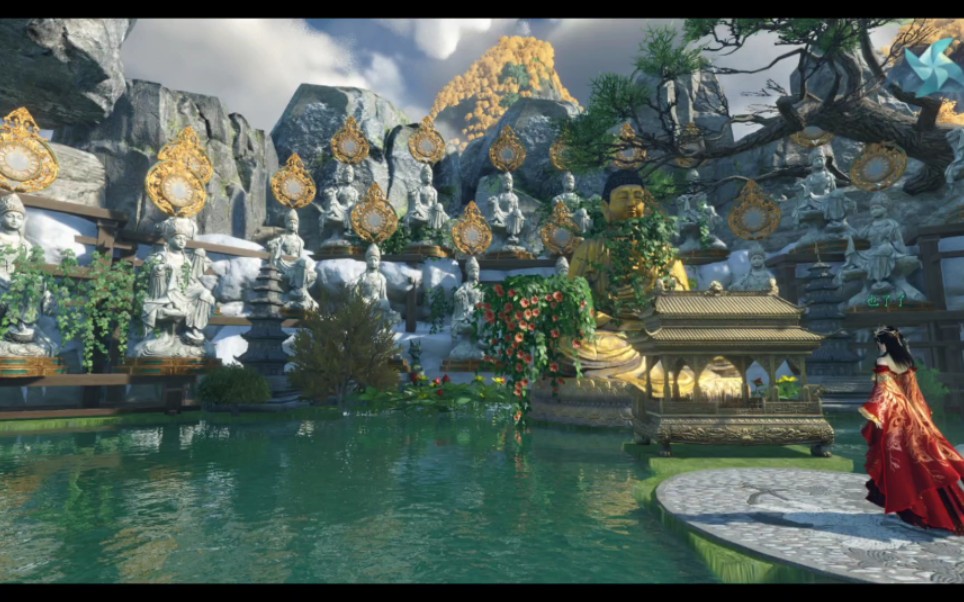 【逆水寒手游家园】没想好名字的小场景