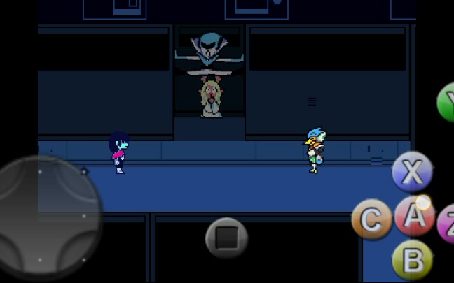 deltarunechapter2城市瞎子女王与智障鸟哥p3