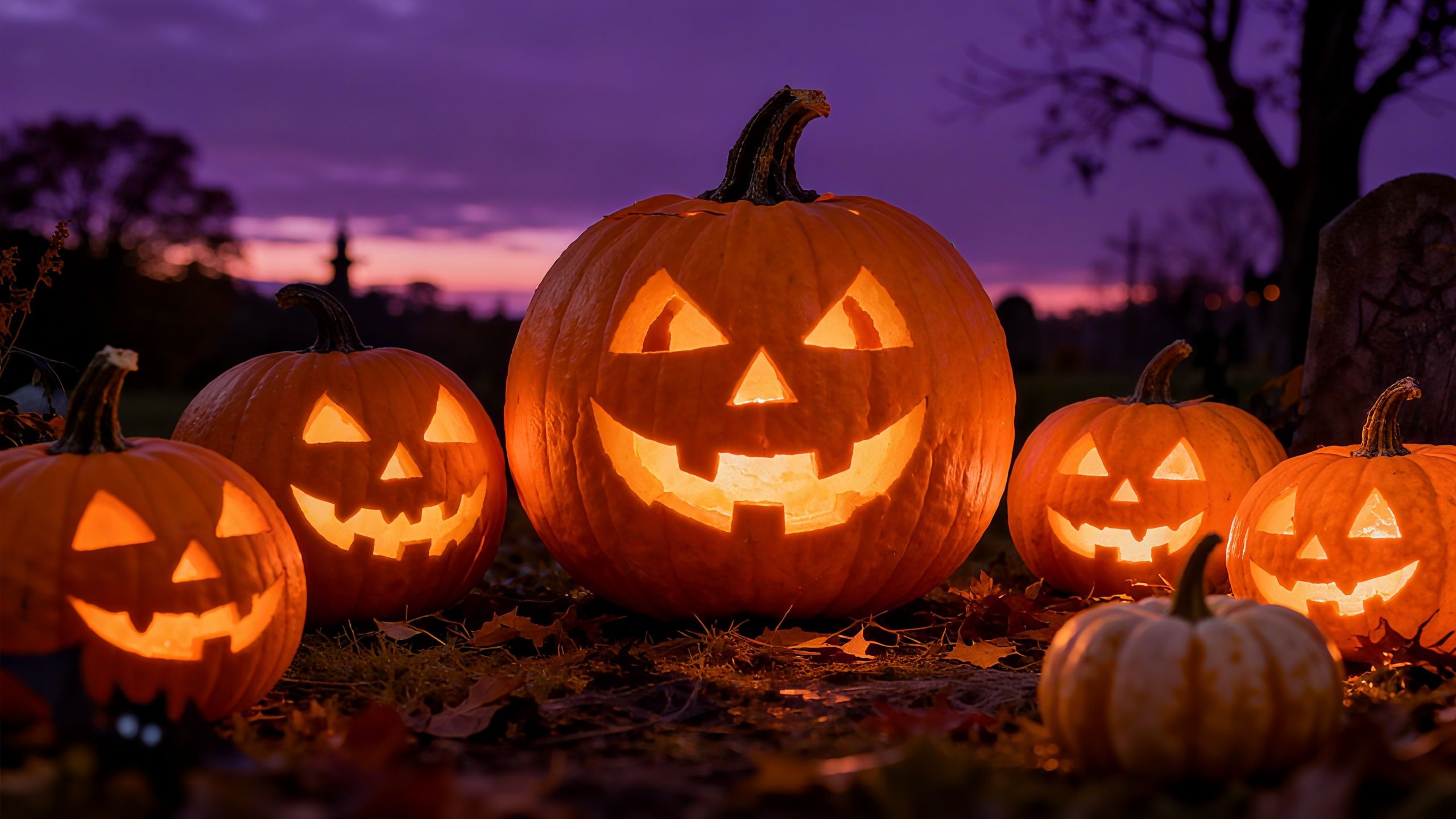 狂欢万圣节南瓜灯视频素材 万圣夜 万圣节 西方节日