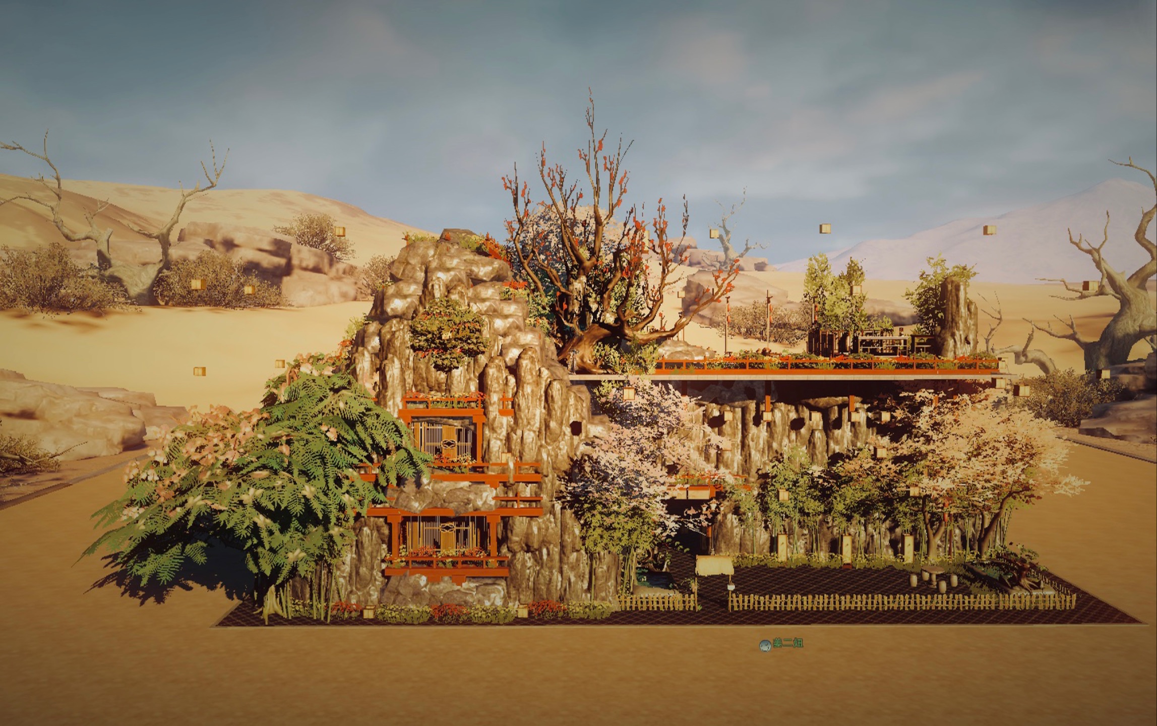 【楚留香家园】超大型单品261石头小屋61叠石头初尝试61居然