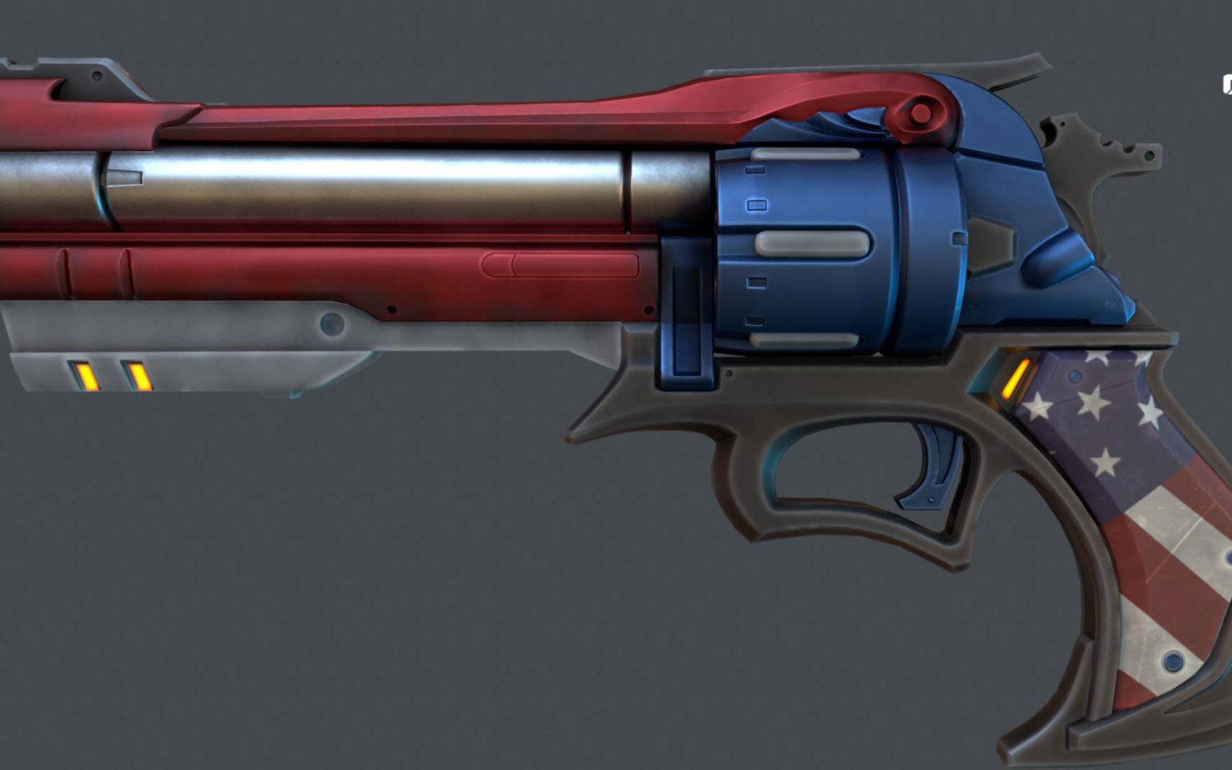 守望先锋美国选手皮肤麦克雷手枪