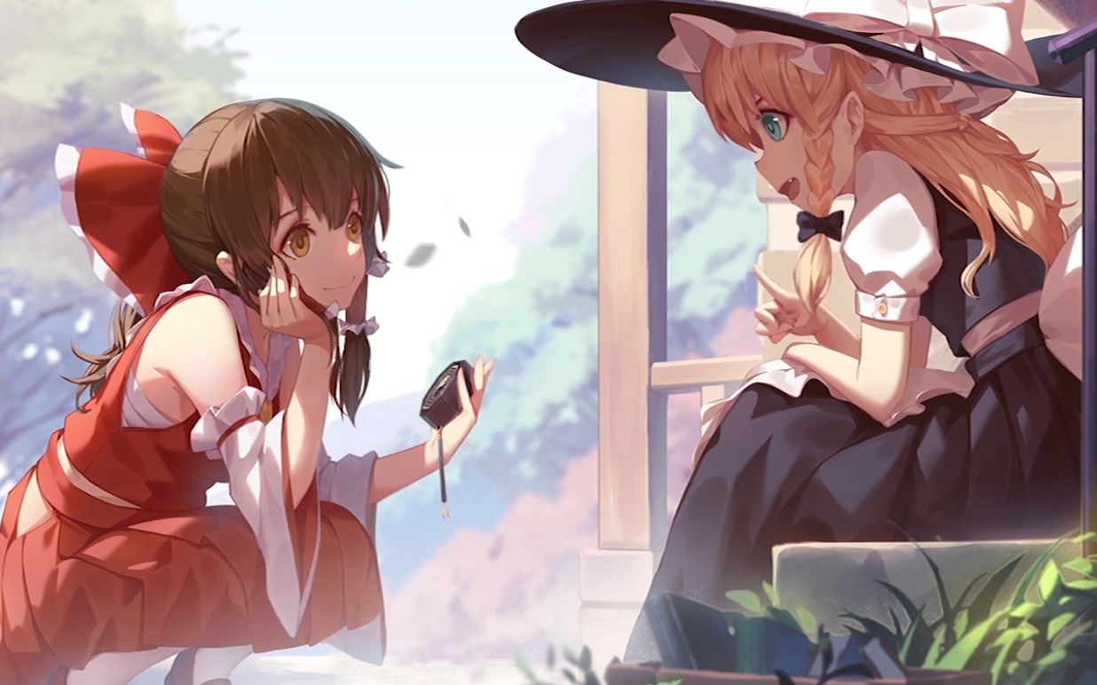 『叶桜』灵梦和魔理沙有一个约会