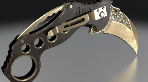 maya新手适用教程 3D武器爪刀布线 卡线技巧详细讲解教程
