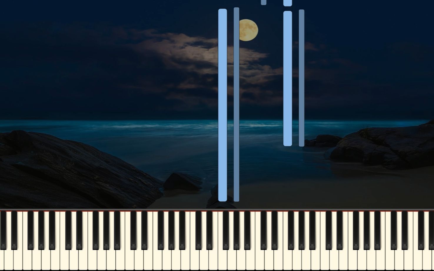 debussy【德彪西】月光 l.75 - 3_哔哩哔哩_bilibili