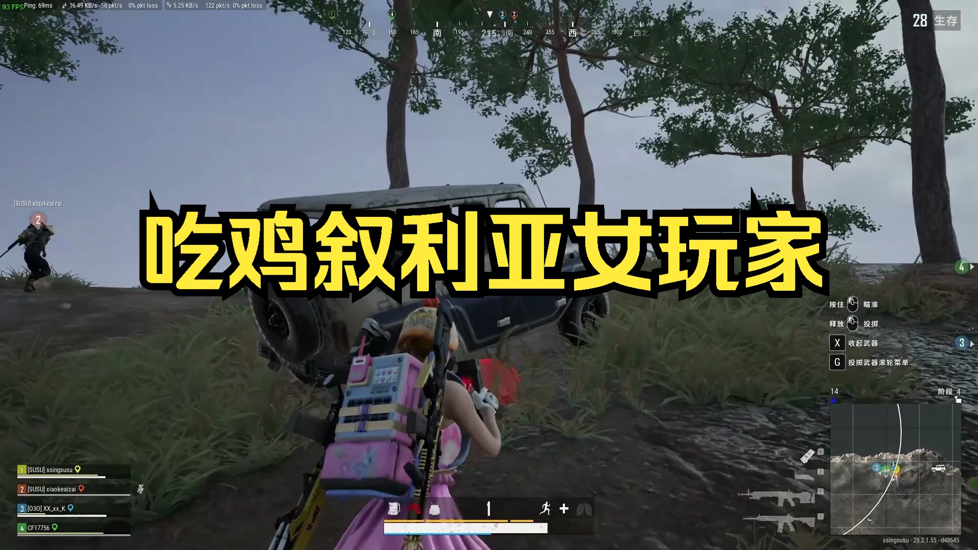 吃鸡叙利亚女玩家