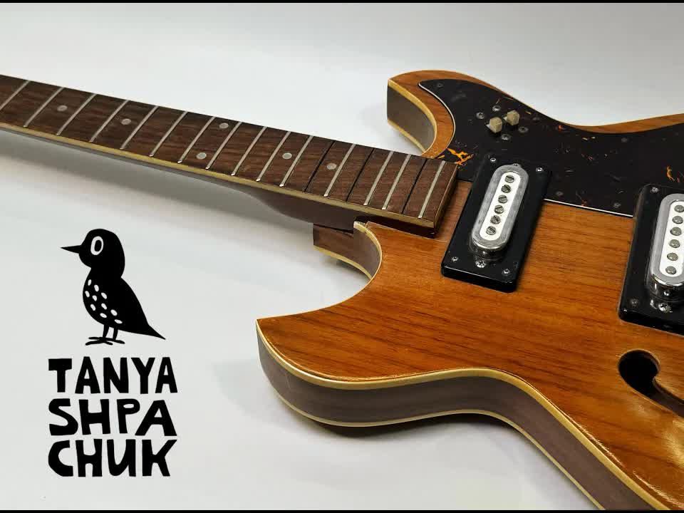 疯狂的复古日本吉他改造