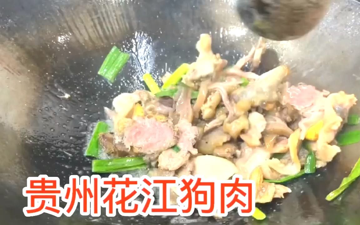 贵州遵义探店花江狗肉,一斤卖到一百多,神仙也站不稳哔哩哔哩bilibili