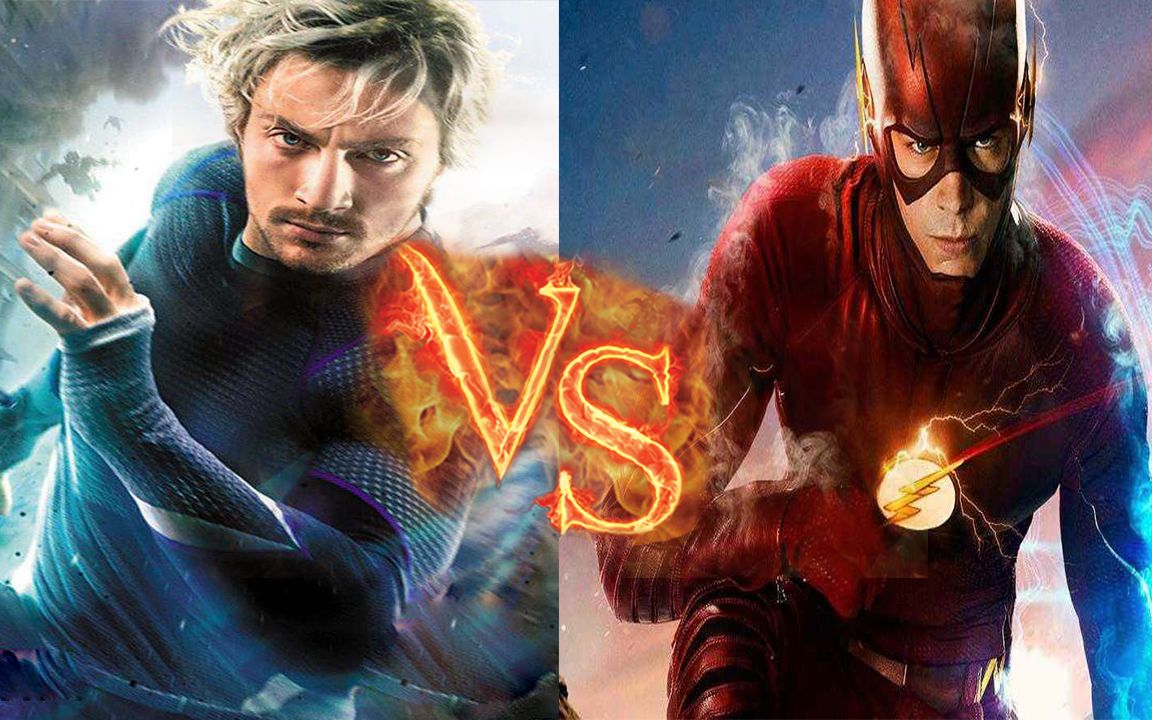 快银vs闪电侠,我们看不到奔跑的快银,快银看不到奔跑的闪电侠