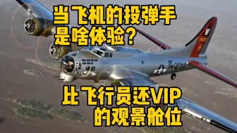 Download Video: 当飞机的投弹手是啥体验？比飞行员还VIP的观景舱位！