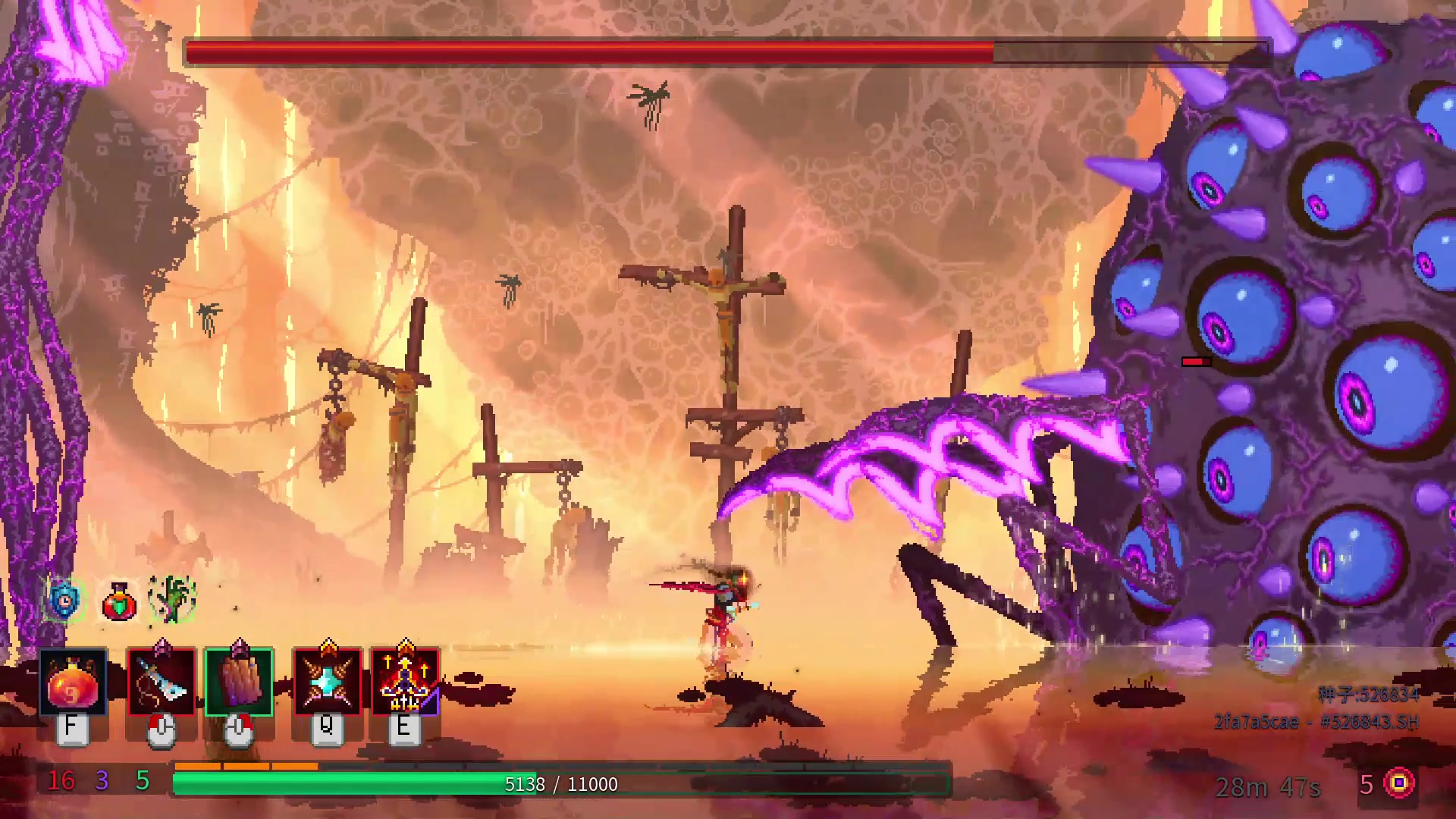 死亡细胞五细胞红流锈刀老盾杀蜱虫之母