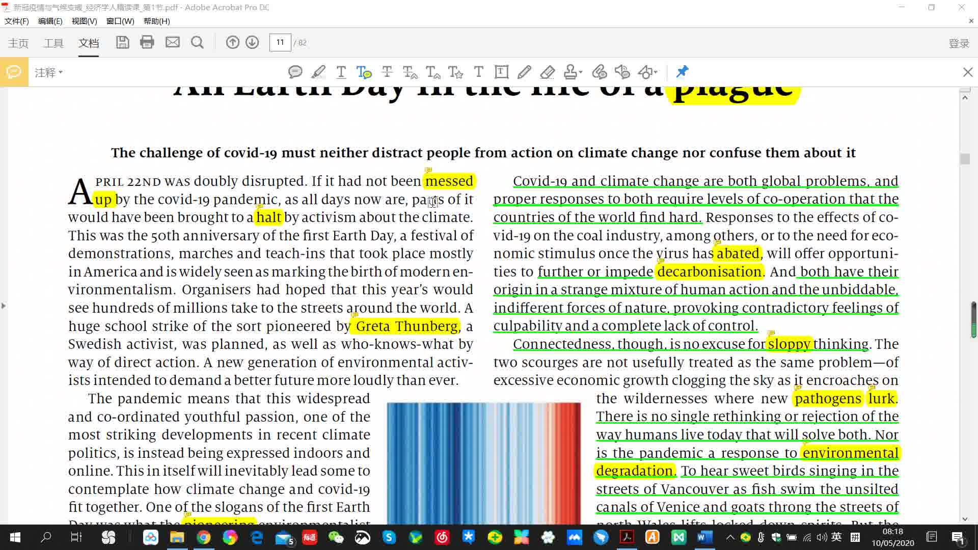 经济学人精读 | 新冠疫情与气候变暖 Climate Change and Covid19Parker的精读分享哔哩哔哩bilibili