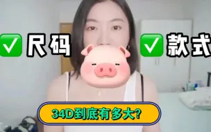 Download Video: 本人实测:34D到底多大？脱光试穿性感大熊内衣！