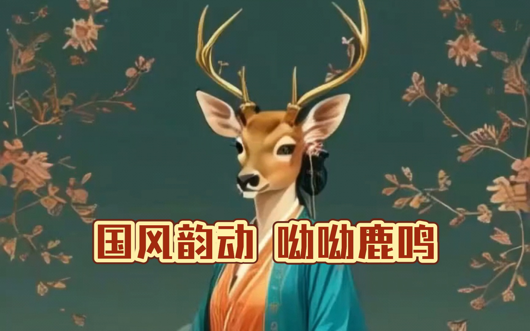 国风韵动,呦呦鹿鸣,ai动物秀