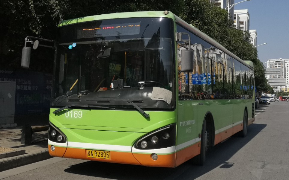 (pov.11)(申沃7系)南宁公交集团801路阳光新城→安吉客运站前方展望