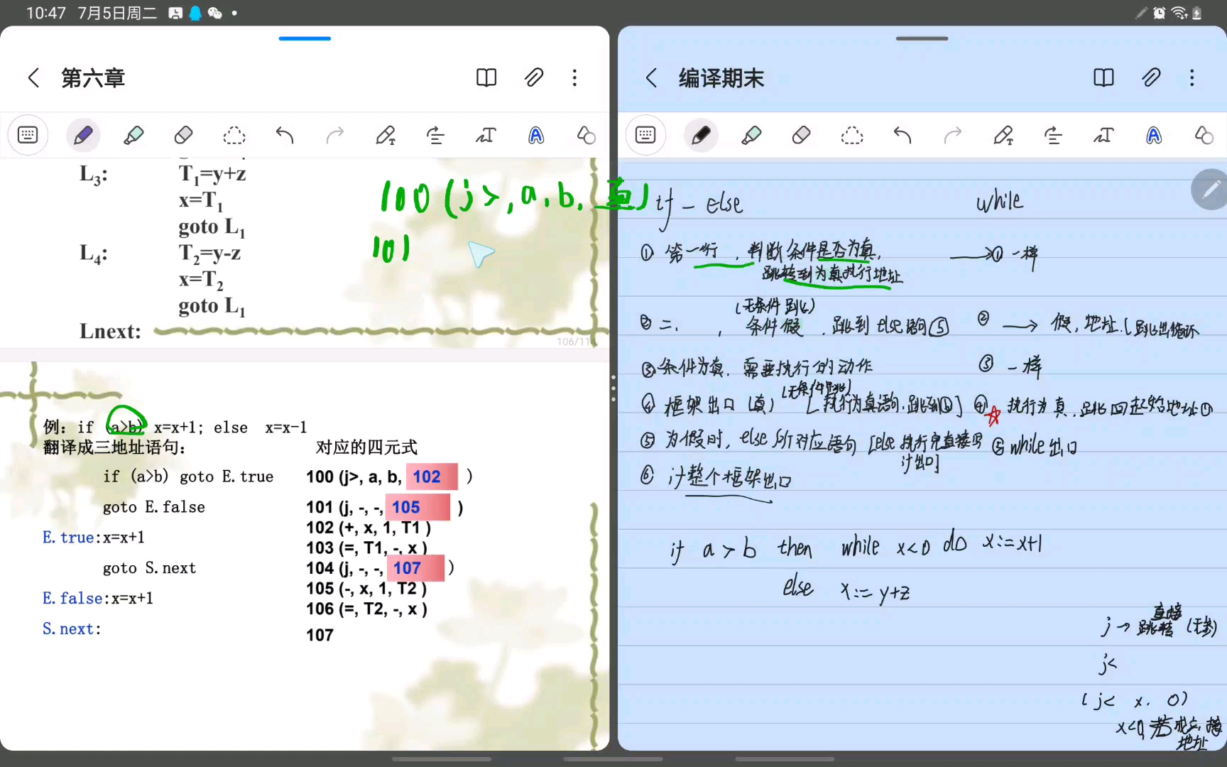 【编译原理期末版】第六章 中间代码生成(1)ifelse ,while语句的四元式哔哩哔哩bilibili