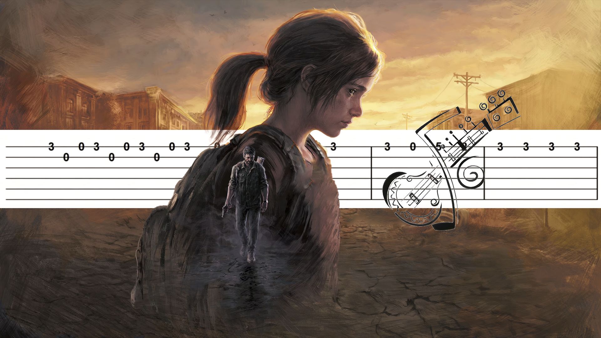 【吉他乐谱】—《最后生还者(美国末日)》吉他单音六线谱