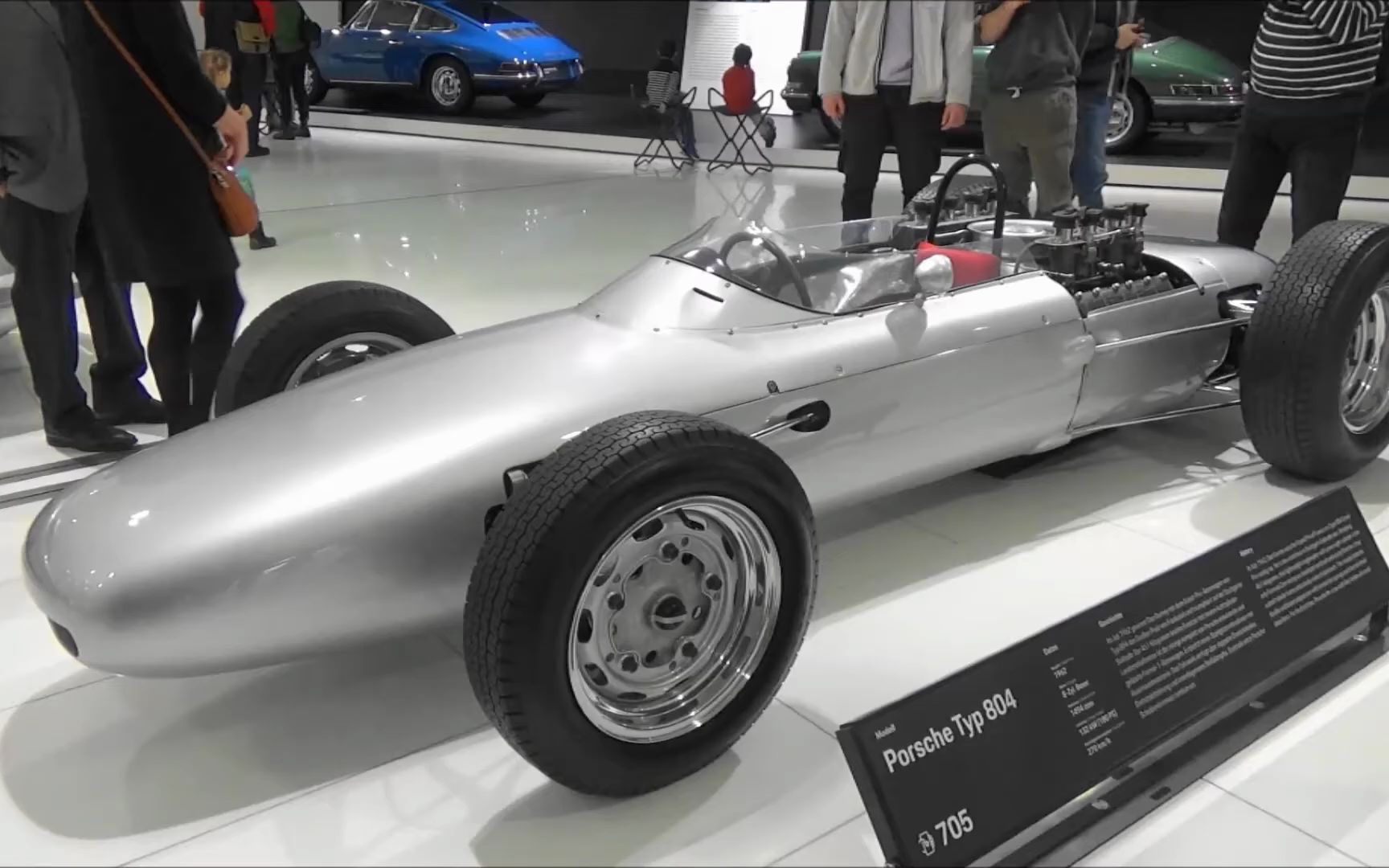 保时捷的f1赛车804赛车展示