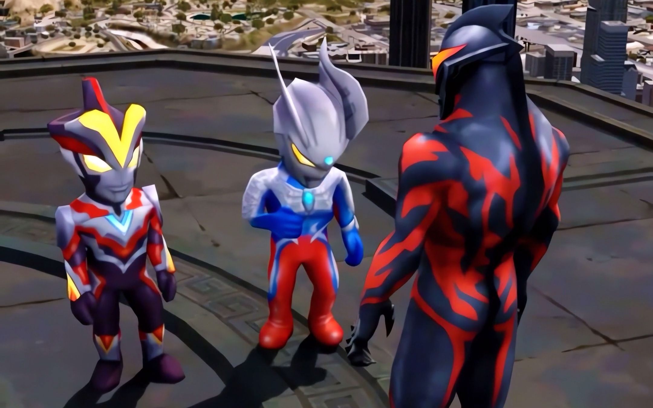 小赛罗有危险!还好被路过的贝利亚拯救了