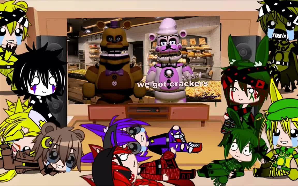 [图]【FNAF】一些Fnaf角色对视频（随机）第1部分的反应 Some Fnaf character’s react to Videos(Random) Part