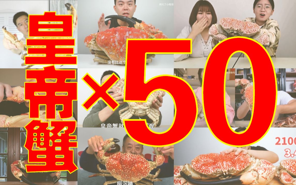 [图]据统计共50只皇帝蟹惨死美食区~~~祝2022年红红火火