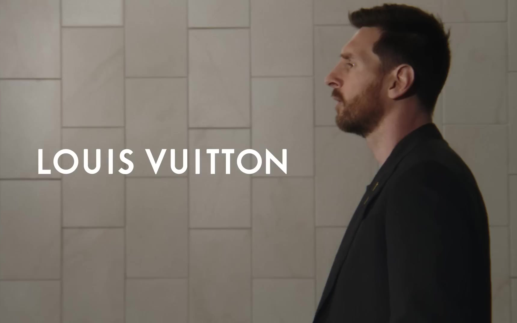 梅西 x lv 最新广告