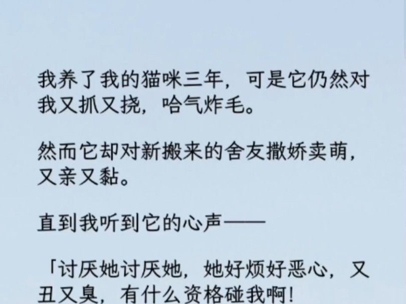 我不应该在这些小事上计较,可是我今天真的太累了,林年年口中炫耀的那个黏人的元宝又太美好了.所以我想让元宝也抱抱我.哔哩哔哩bilibili