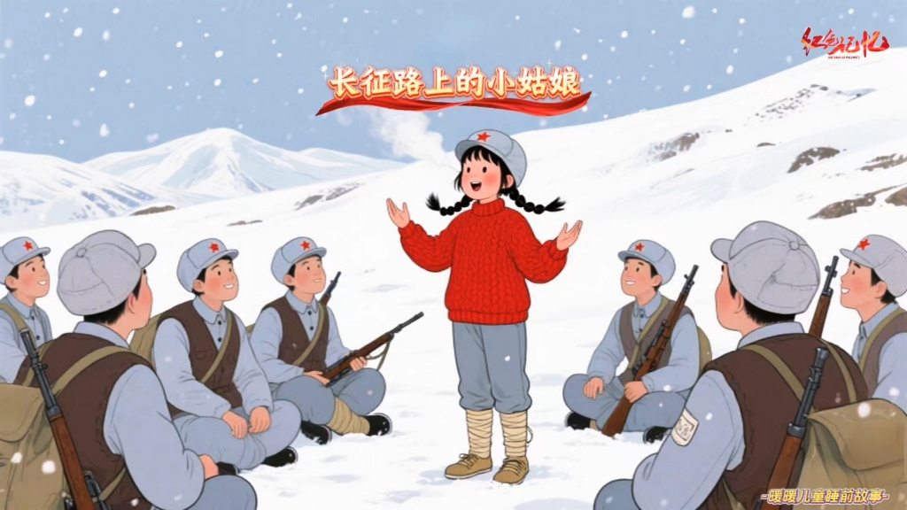 红色爱国故事《长征路上的小姑娘》