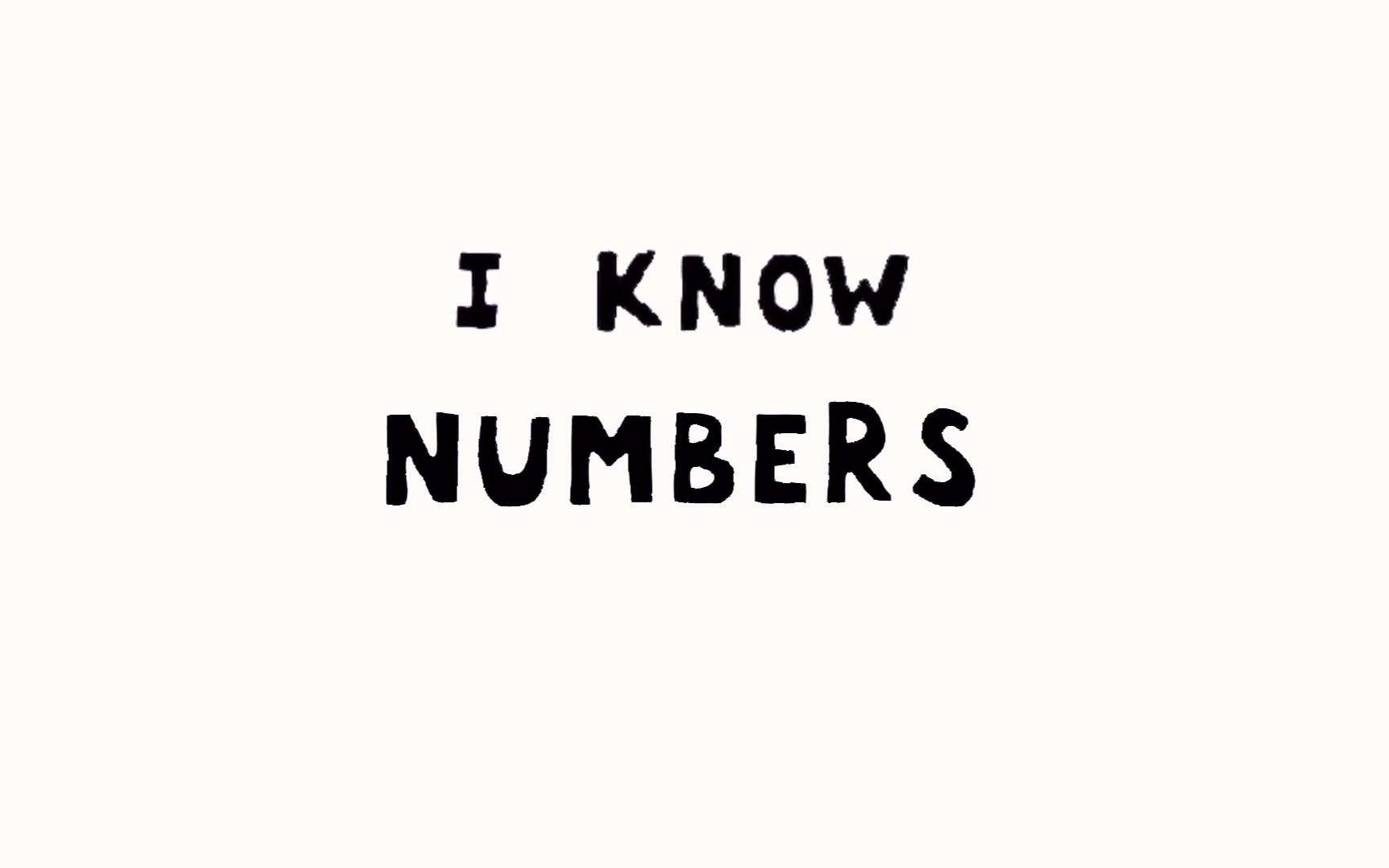 [图]我知道系列之数字绘本：I Know Numbers