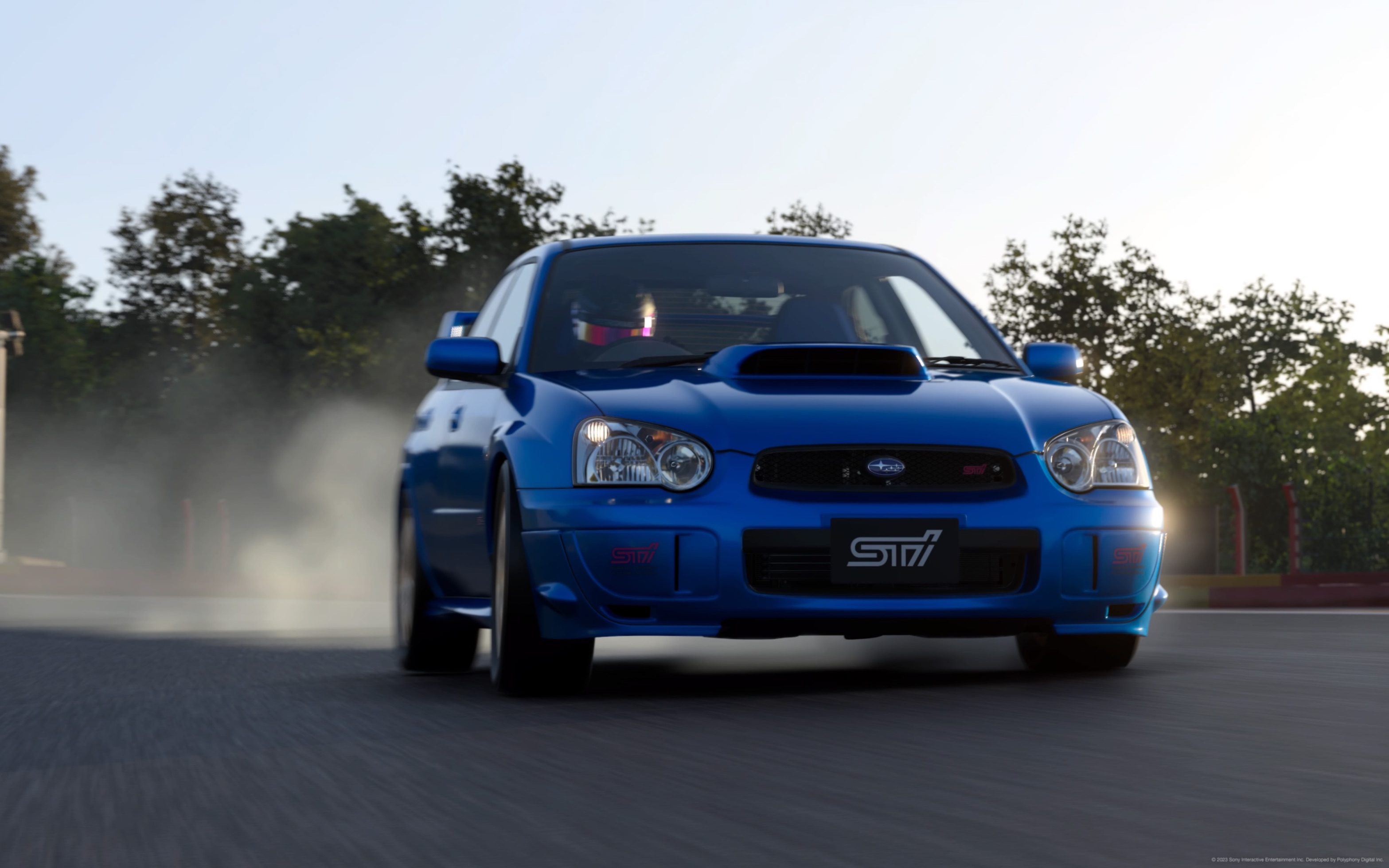 gt7 比利时斯帕赛道 斯巴鲁sti 04 【lap1】