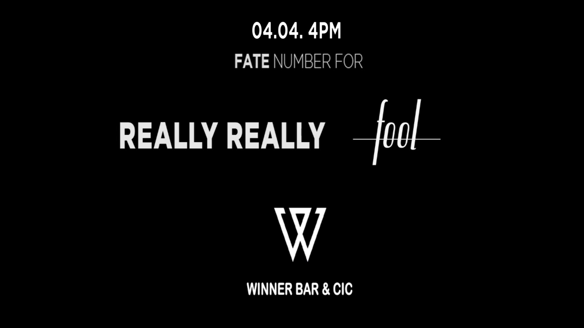 【winner】fate number for回归应援——振铃宣传视频