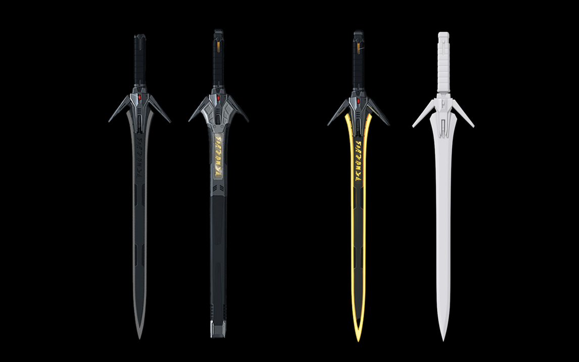 【3dmax】教你从零开始制作一把科幻武器,次世代宝剑建模材质讲解