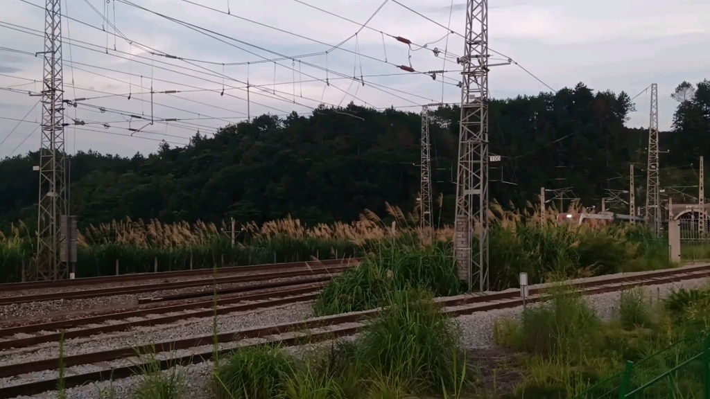 z332次定南站两道通过