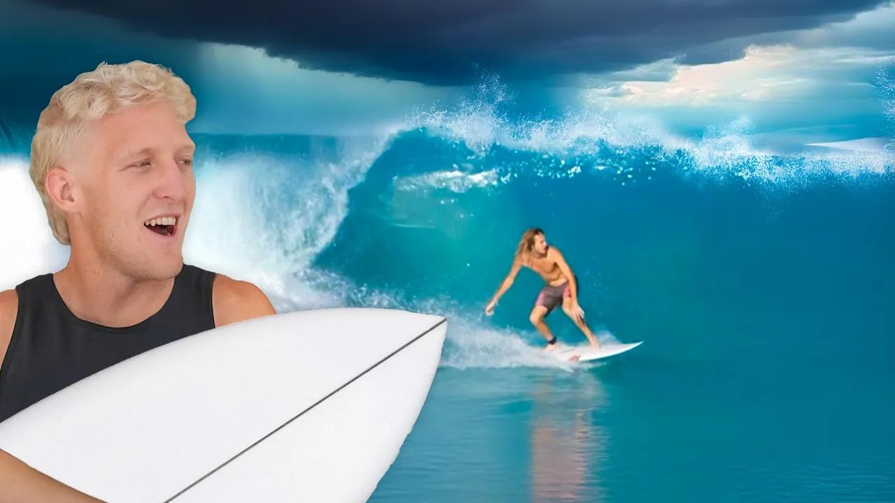 [转载/tfue官方剪辑]following a hurricane to go surfing