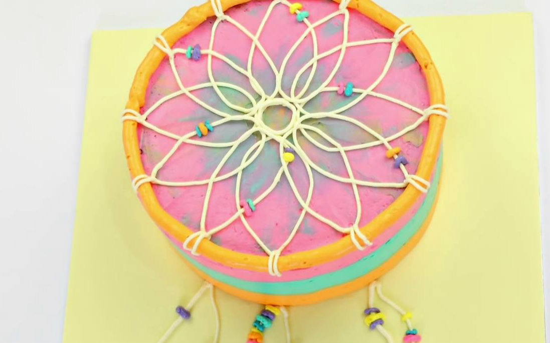 【中草药蛋糕】梦幻捕梦网蛋糕