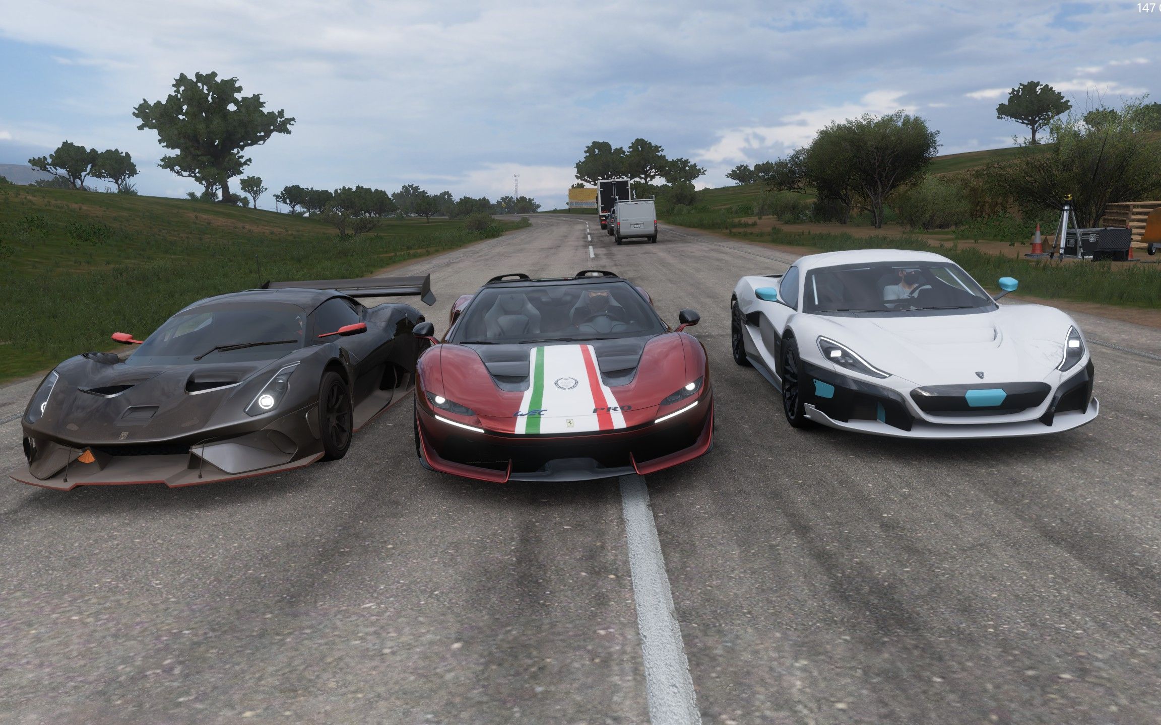 就差一个车头 法拉利j50