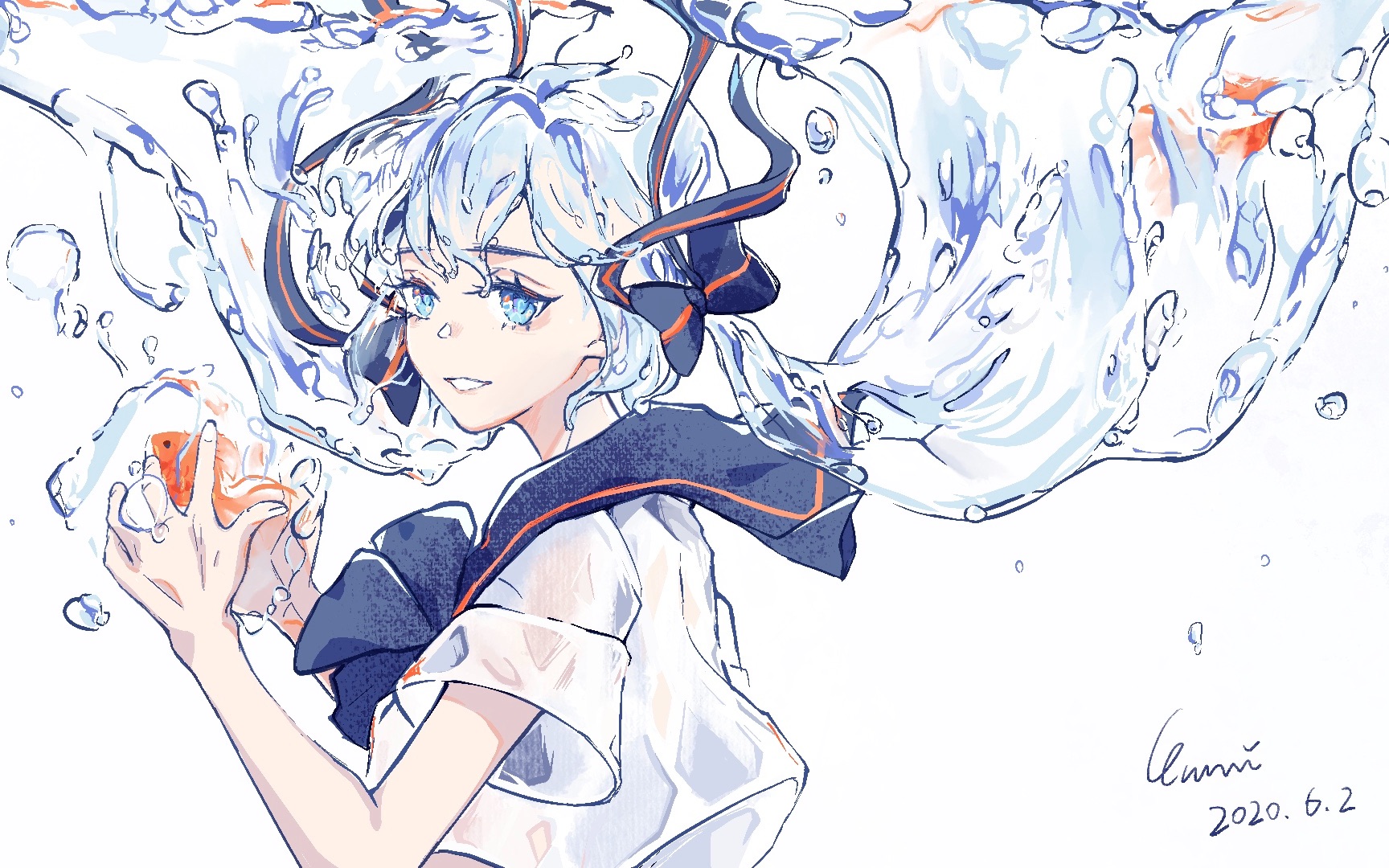 【Procreate】瓶初音 用糖露画水哔哩哔哩bilibili