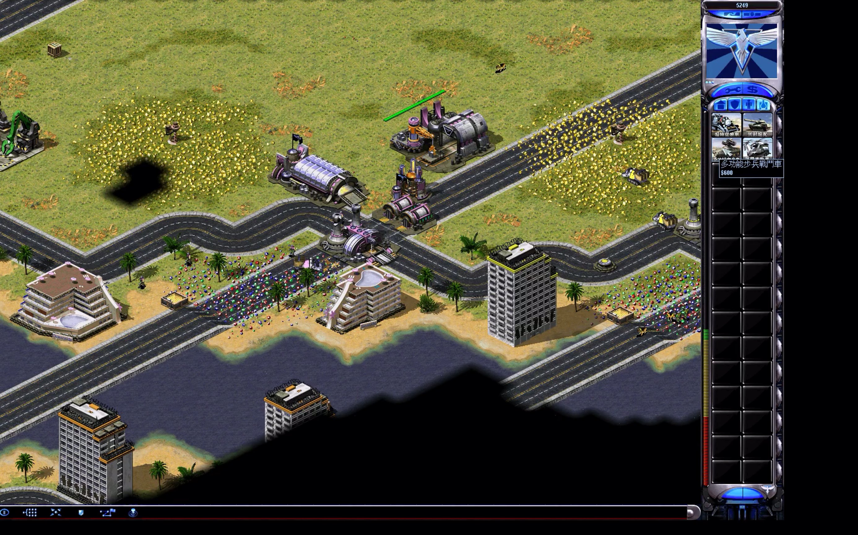 红色警戒2战网咫尺天涯4v4