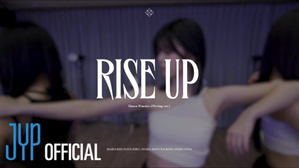 NiziU《RISE UP》练习室舞蹈哔哩哔哩bilibili