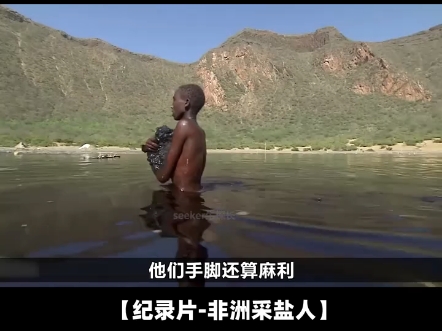 在高浓度盐湖里潜水挖矿,皮肤被腐蚀溃烂02"纪录片解说0202"