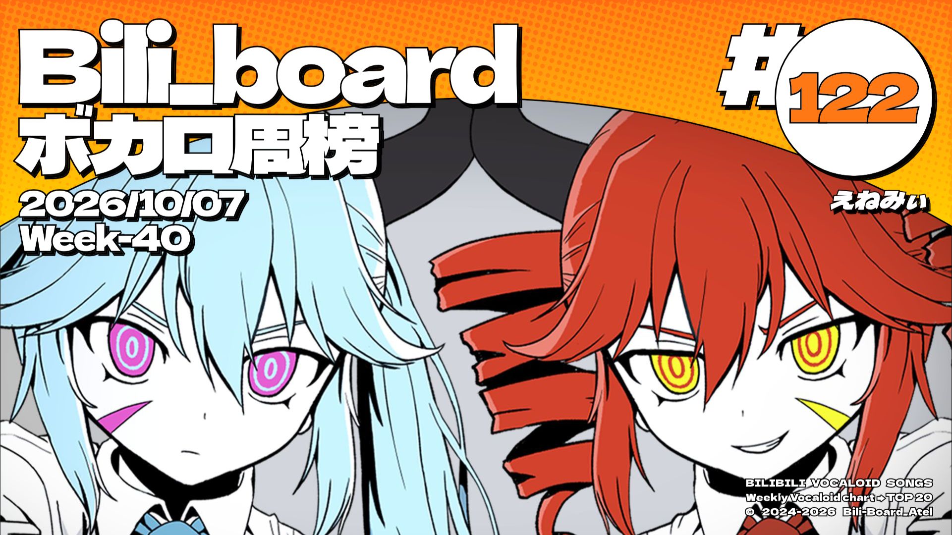 Bili_Board术力口周榜第122期2026年10月7日第40周