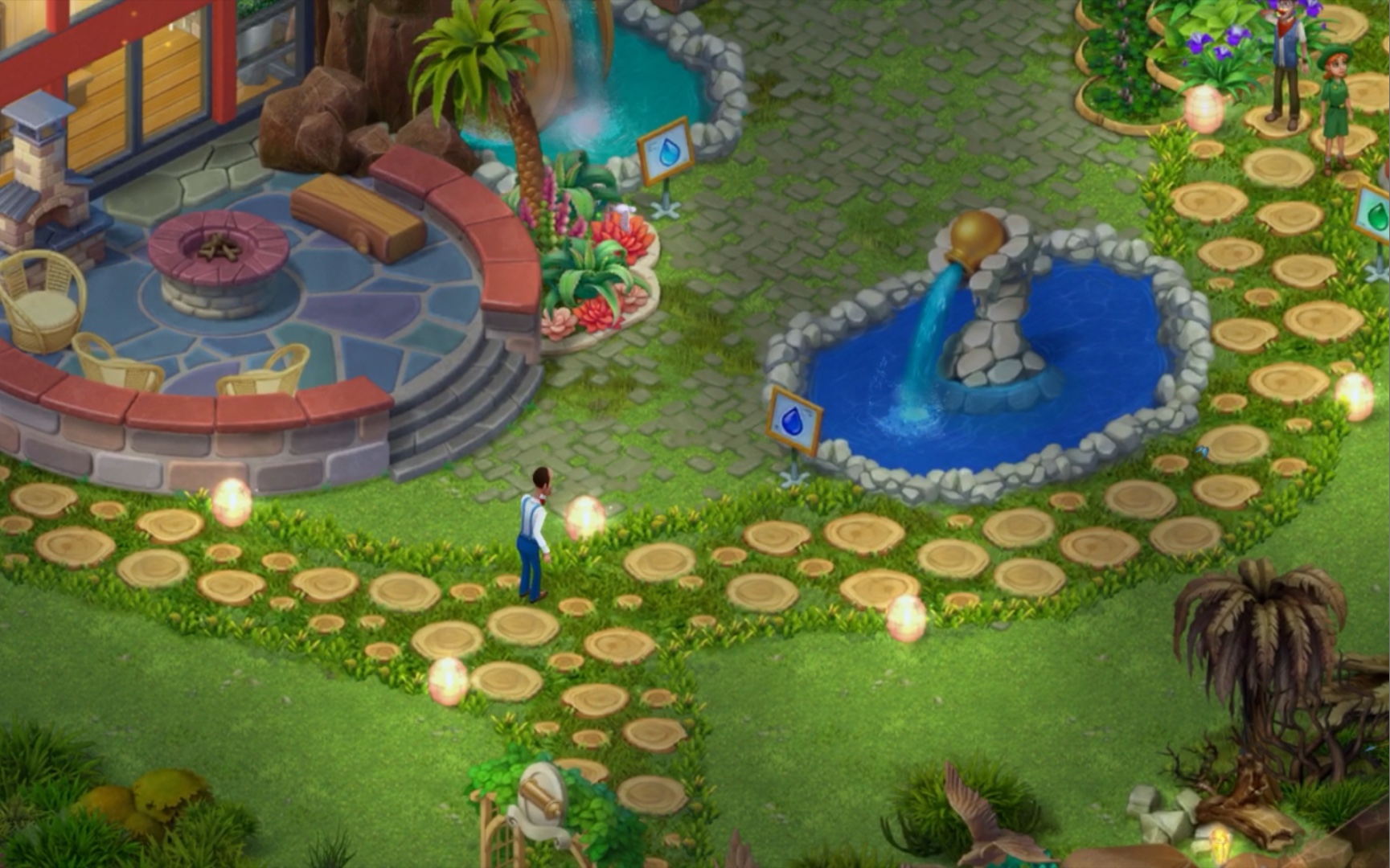 《梦幻花园》澈瓦多黎度假村day4