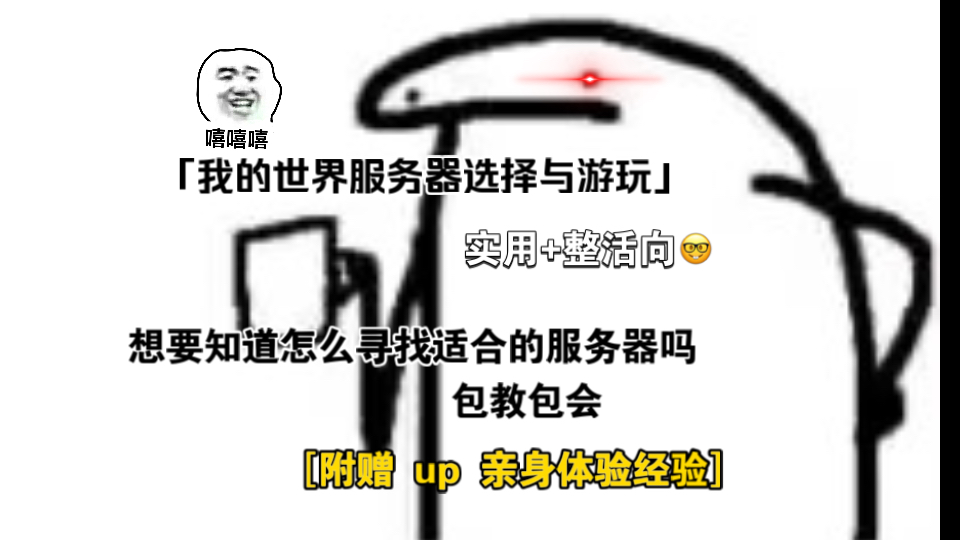 新手如何找到适合游玩的MC服务器?「实用+整活向」