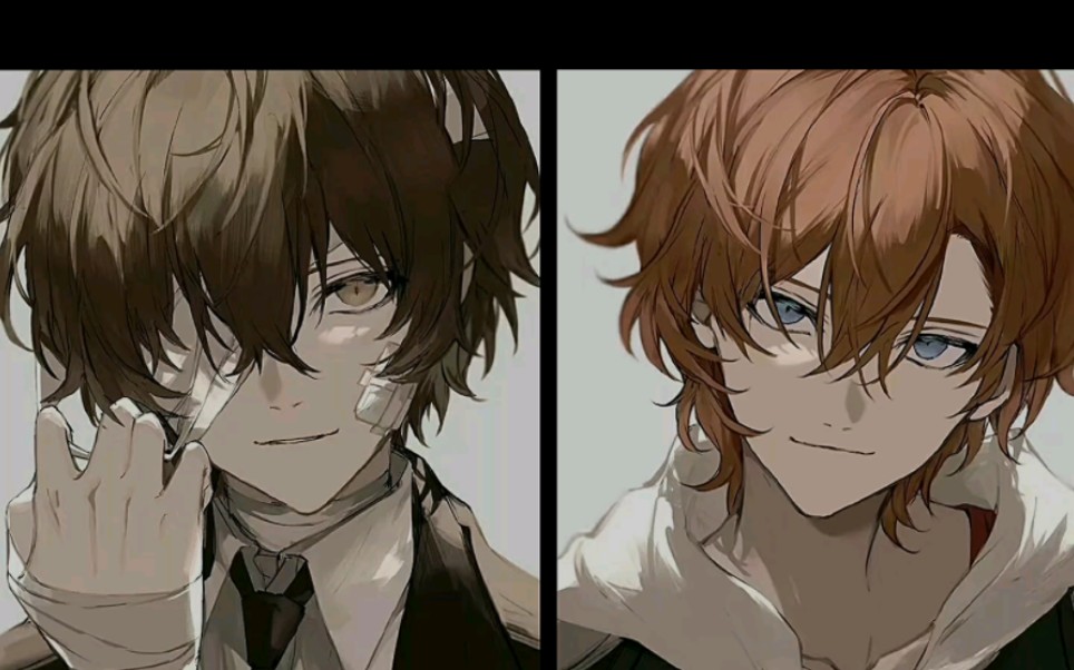 不得不说,他们好有夫妻相#太中#文豪野犬