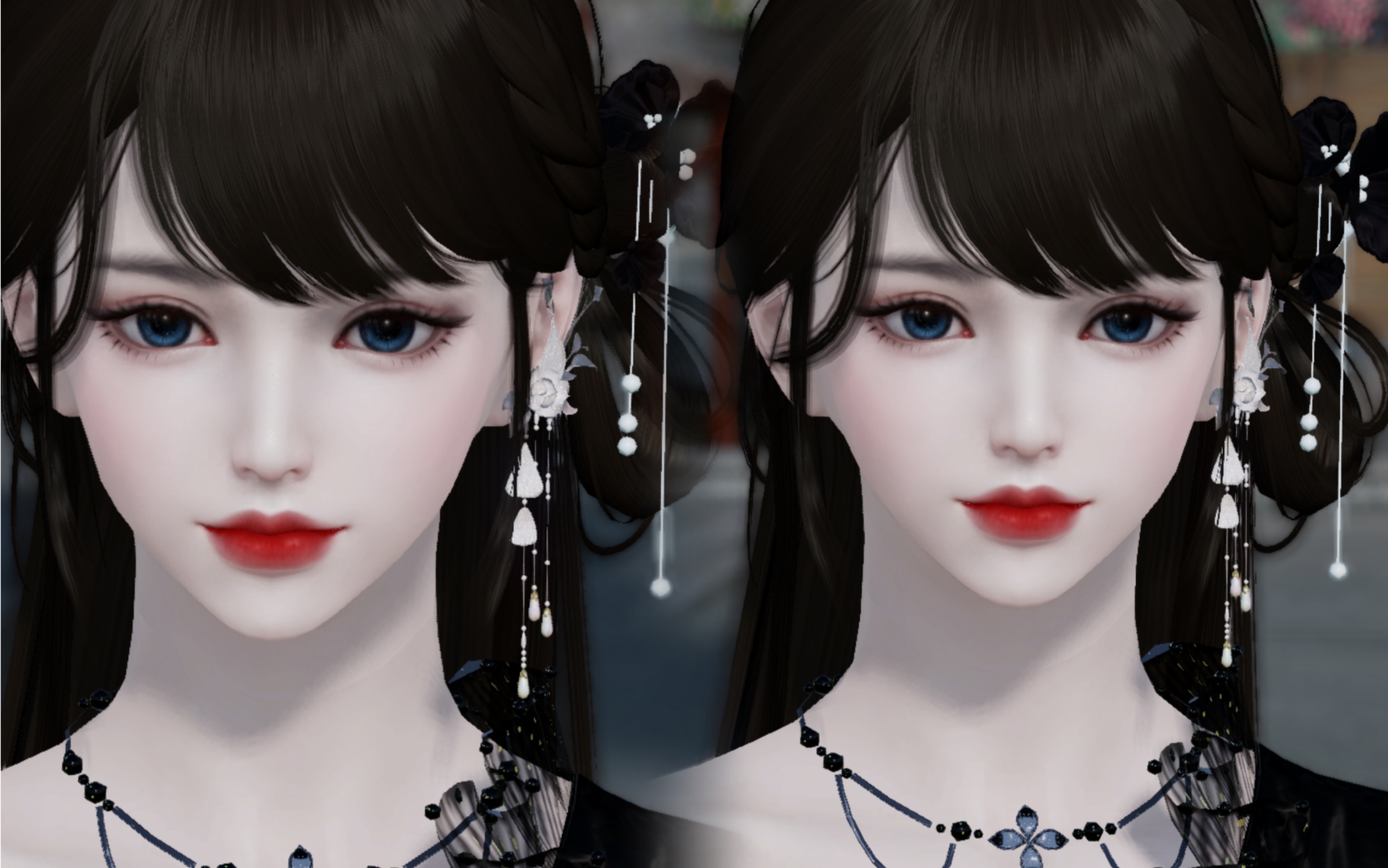 泡泡限时分享天涯明月刀手游成女捏脸