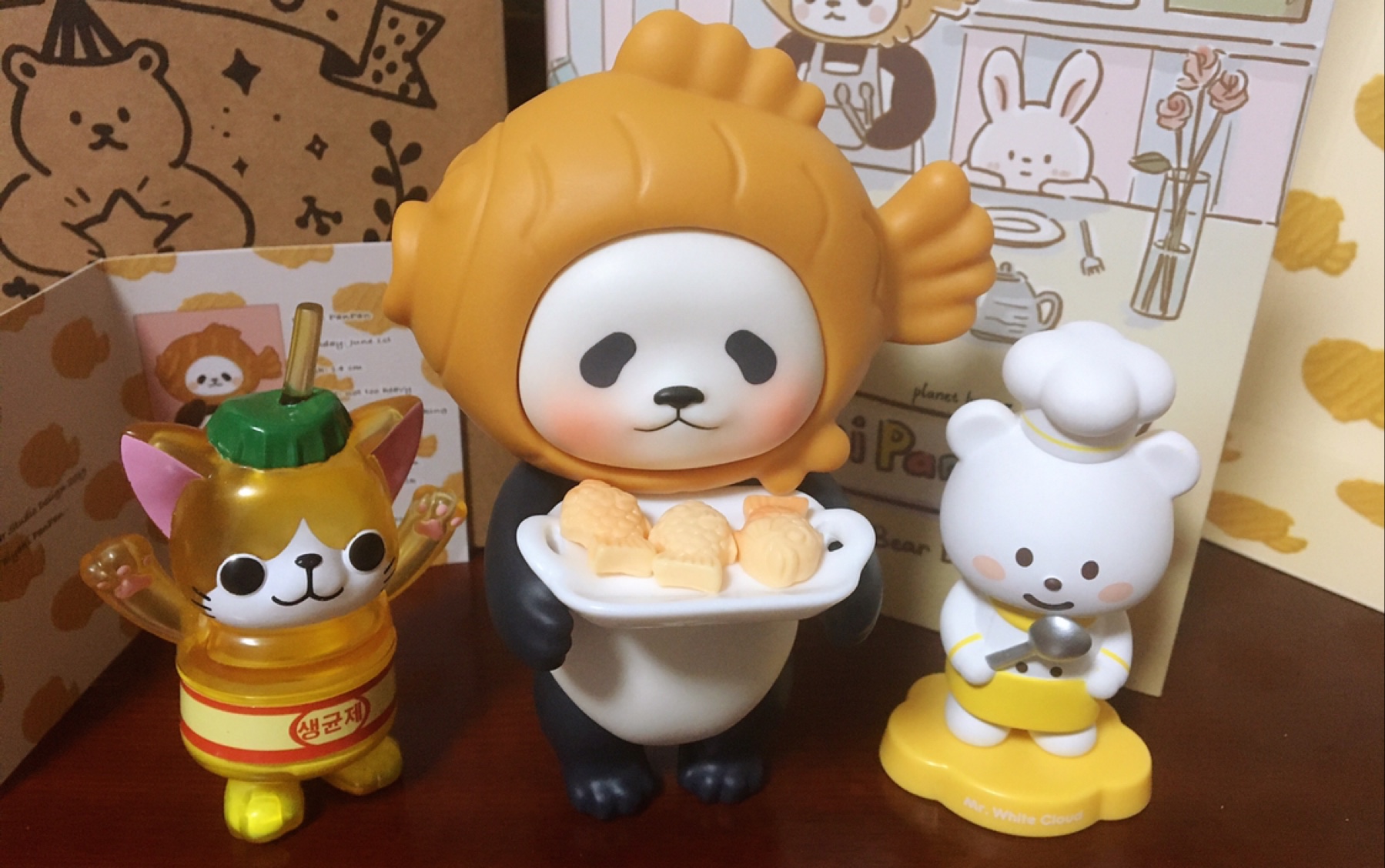 【拆箱】planet bear鲷鱼烧小熊猫panpan的拆箱~可可爱爱小熊猫!