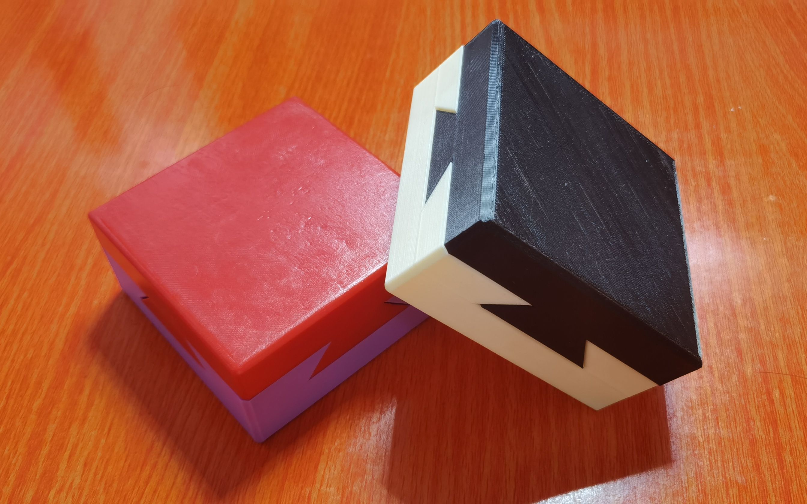 3d打印两个改装版puzzle box
