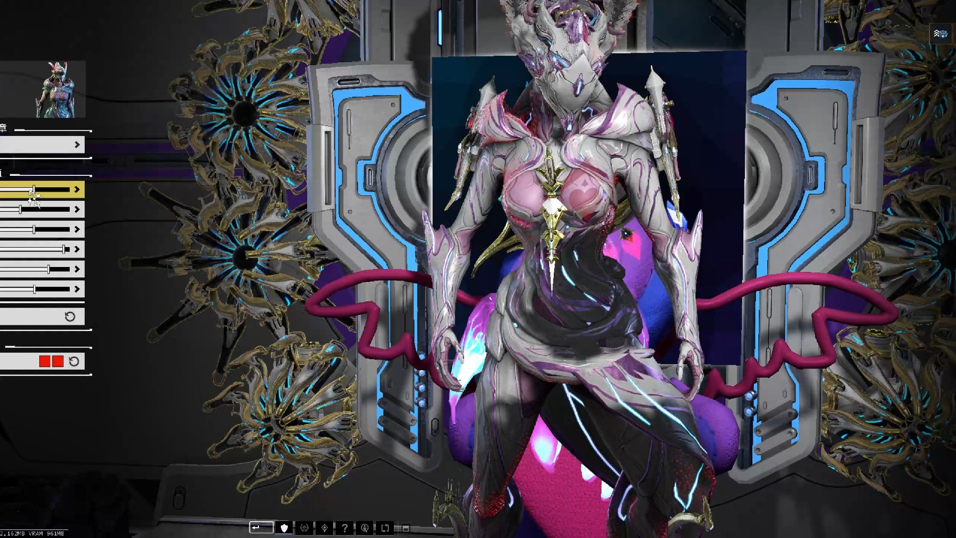星际战甲tennocon2024活动投稿,分享毒妈配色装扮2.