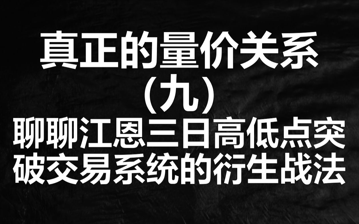 [图]江恩三日高低点突破交易系统A股衍生战法，量价基础结构教学