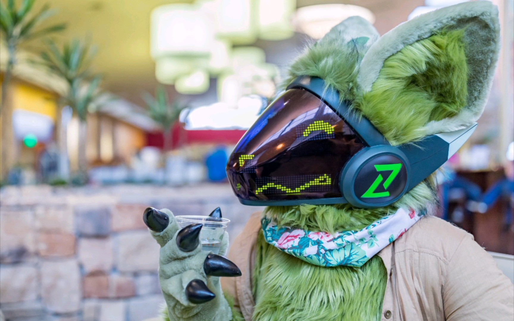 兽装fursuit一次看个够感受赛博朋克电子风的protogen兽装吧d