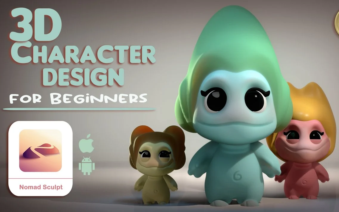 「福利」「中英字幕」skillshare - 3d角色雕刻入门(nomad sculpt)